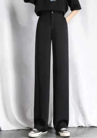 Wide Leg Pants Women's Spring And Autumn High Waist Loose Large Size