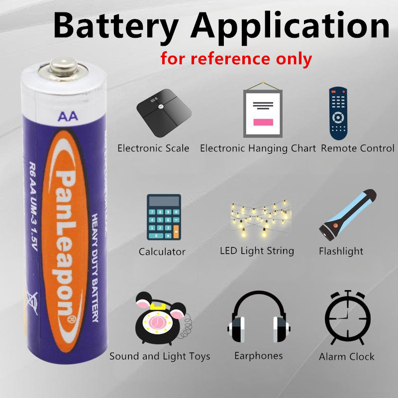 8 Or 16 X AA Zinc Carbon Batteries R06 MN1500 1.5V Long Lasting Battery