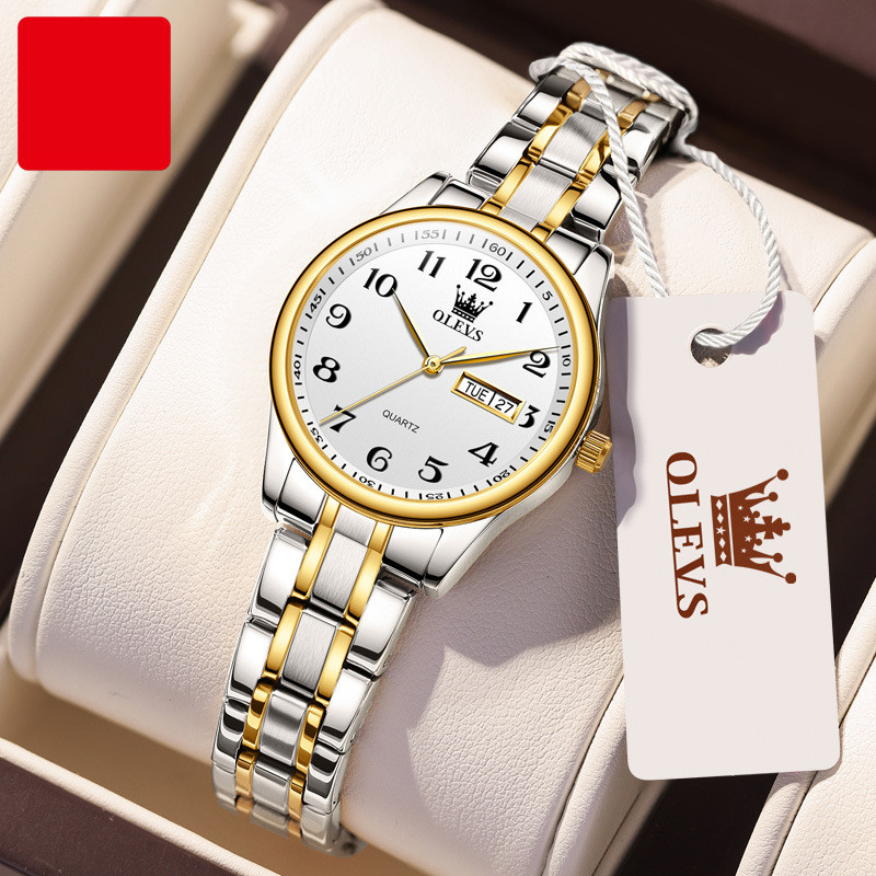 Aged Waterproof Steel Band Calendar Trend Men's Watch Men - Image 7