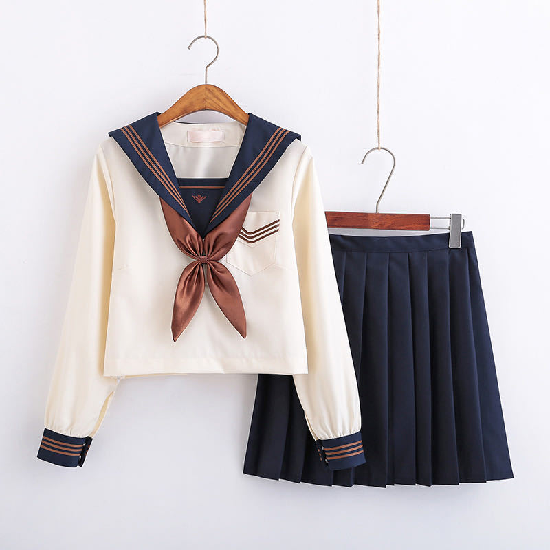 Title 2, Japanese Orthodox JK Uniform Soft Girl Universi...