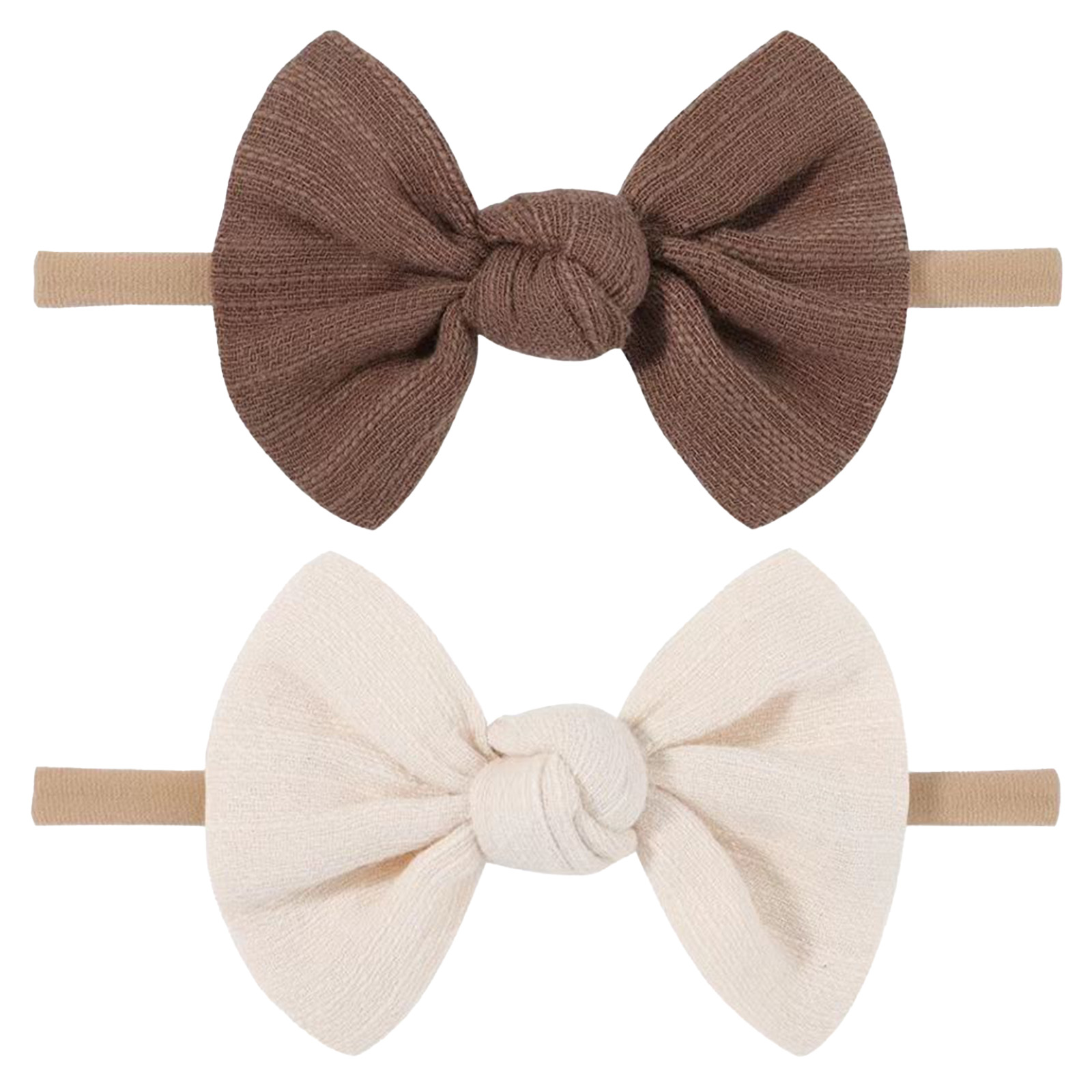Soft Headbands Baby Girls Nylon Headband With Hair Bow Hairbands Hair Accessories For Newborn Infant Toddler Kids — foto 4