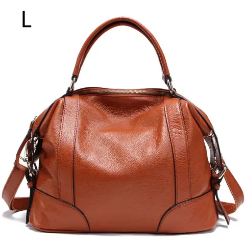 Leather Top Layer Cowhide Bag for Ladies