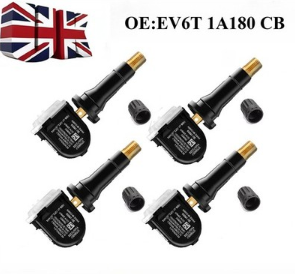 TPMS TYRE PRESSURE SENSOR 4PCS 1862980 203683 FOR FORD FOCUS FIESTA C-MAX KUGA - Image 1