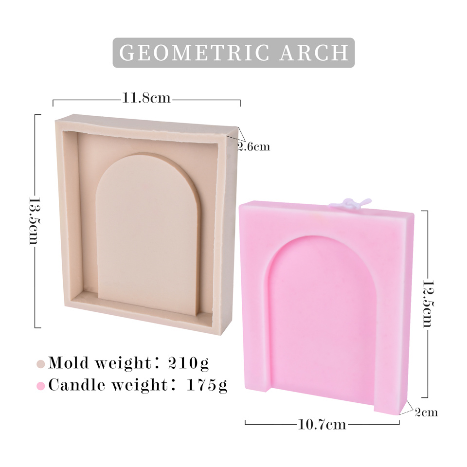 Moule à Bougies Cube en Silicone — Kit DIY pour Bougies Artisanales 1