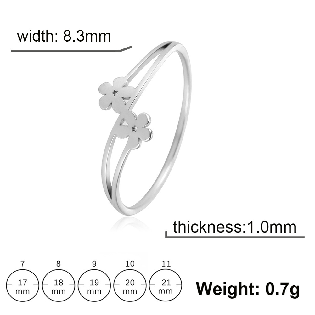 Title 2, Two Flower Ladies Fashion Ring – Elevate your s...