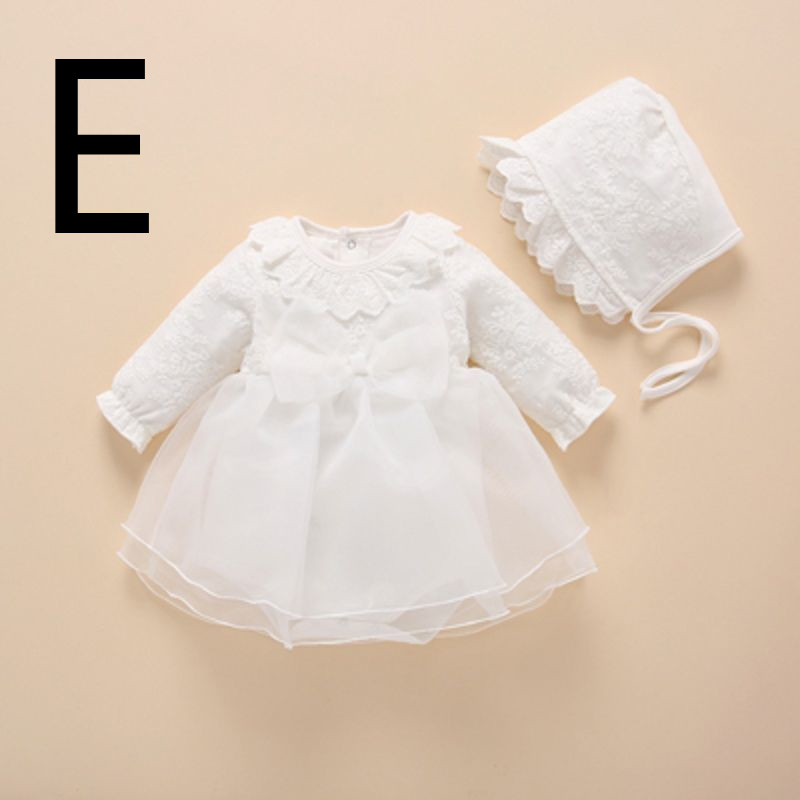 style: E, Size: SIZE80 - Newborn Dress Baby Baby Princess Dress
