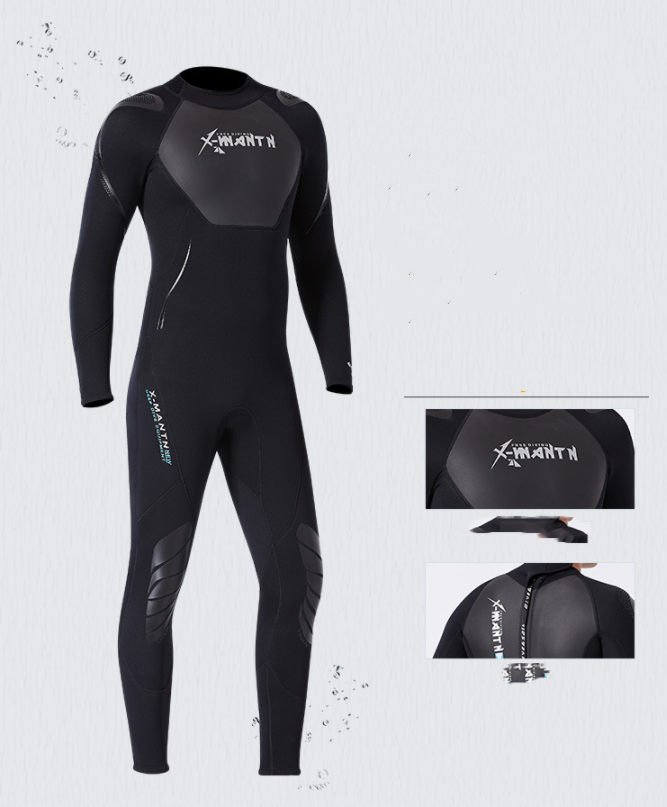 Title 7, 1.5MM Duik/surf wetsuit, eendelig, lange mouwen...