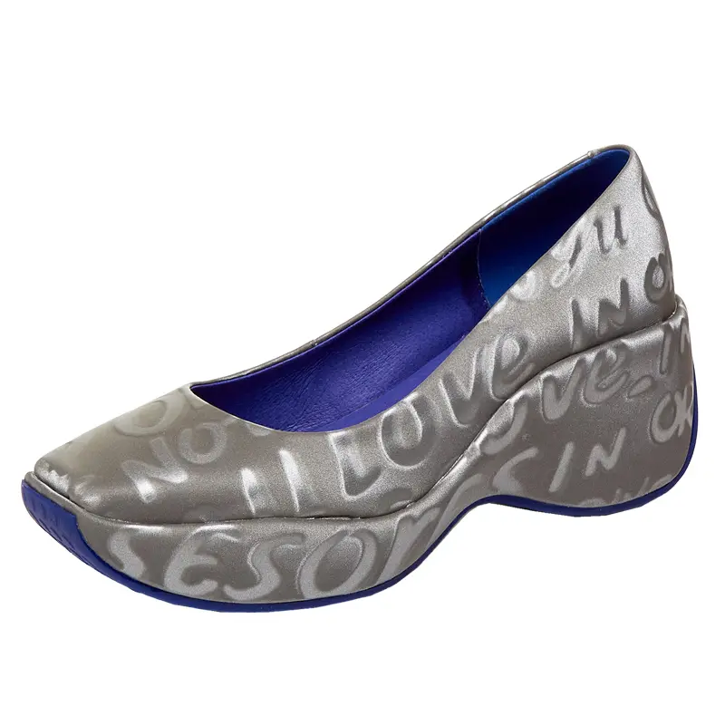 Women's All-match Shallow Mouth Sponge Cake Square Toe Platform Shoes