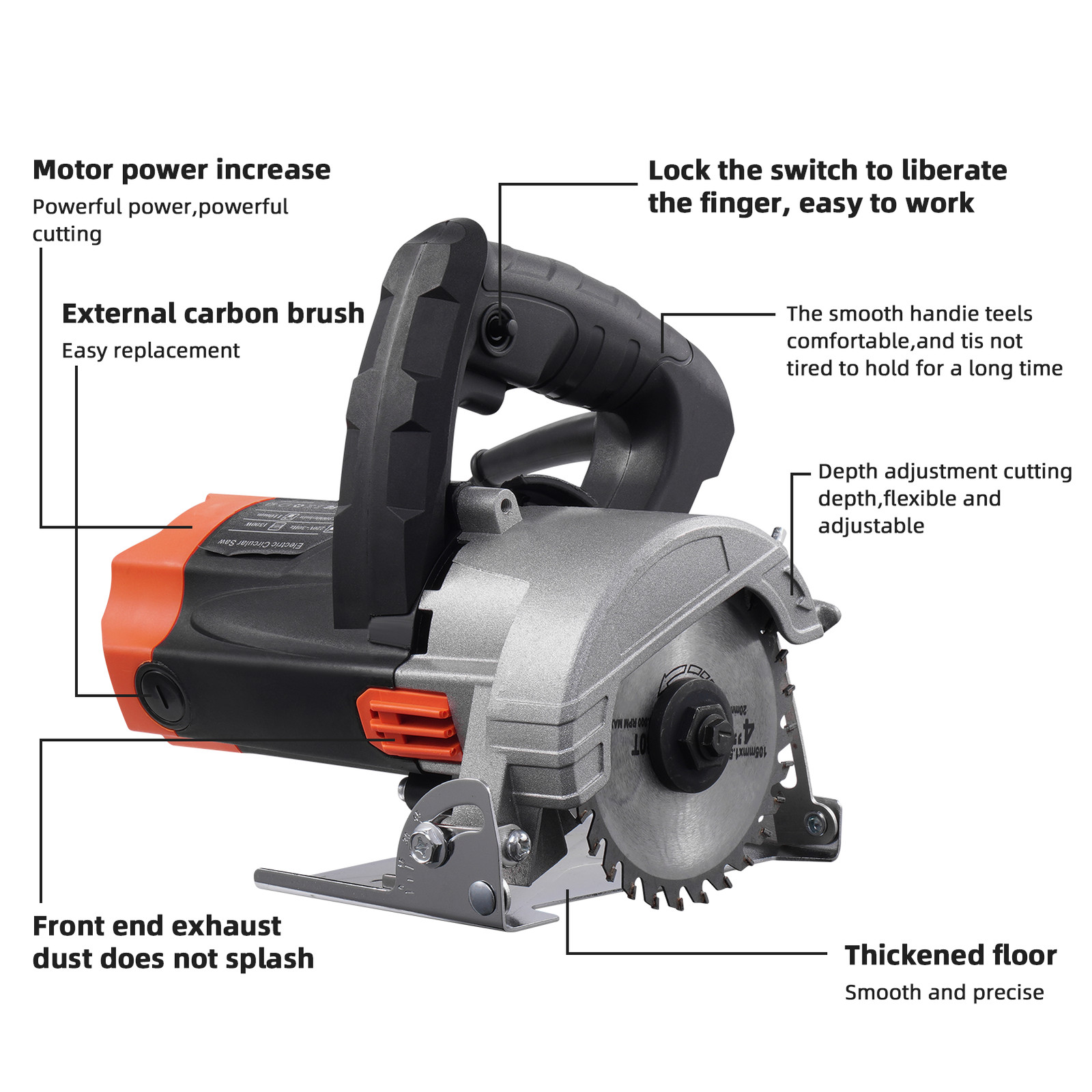 1800W Electric Circular Saw Hand Powerful Circular Saw