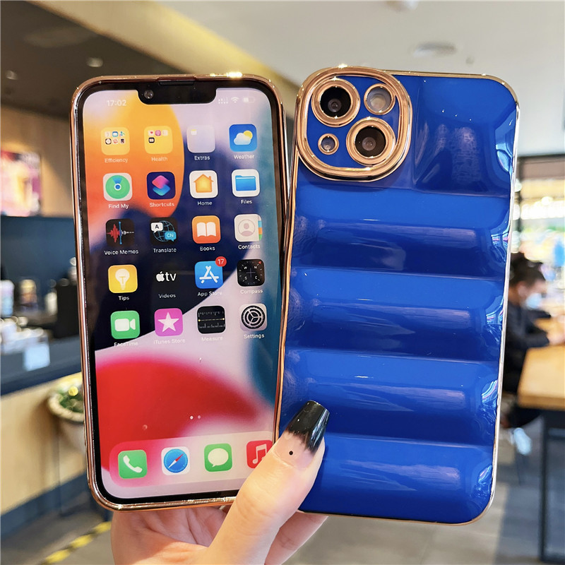 Electroplated Gasbag Down Jacket Mobile Phone Case - Image 7