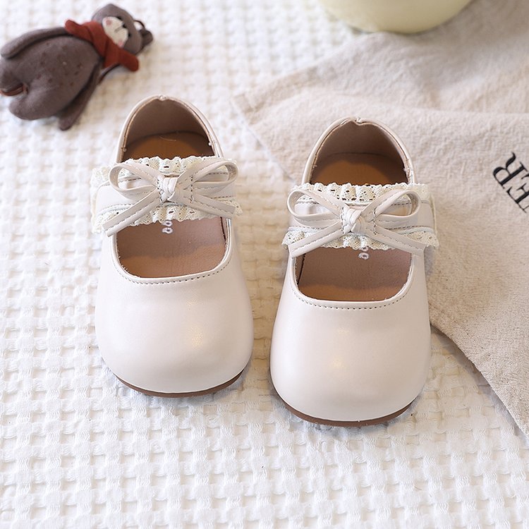 Girls' Small Leather Shoes, Baby Soft Soled Velcro Single Shoes, Girls' Fashionable Princess Shoes — foto 3