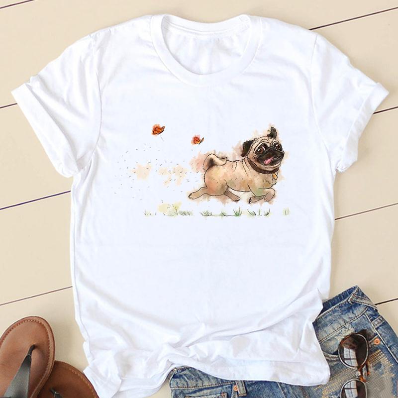 Title 4, Advertising Shirt White Short-sleeved Round Nec...