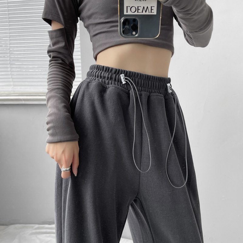 Title 3, Plus Velvet Fried Street Guard Pants Women