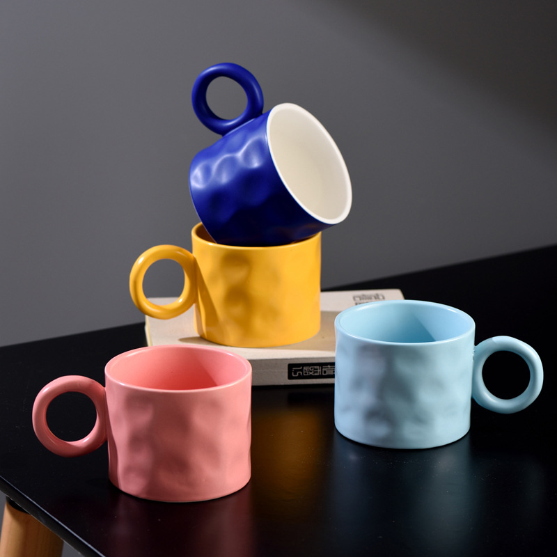 Ceramic Mark Coffee Cup In The Office