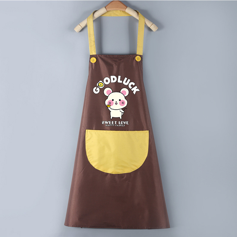 Title 12, Waterproof PVC Waistband Cartoon Apron Cleaning...