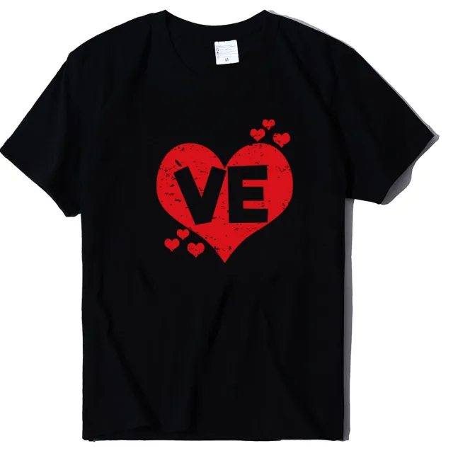 Valentine's Day LOVE Heart Letter Red Ve Black - Shop at LoveMi