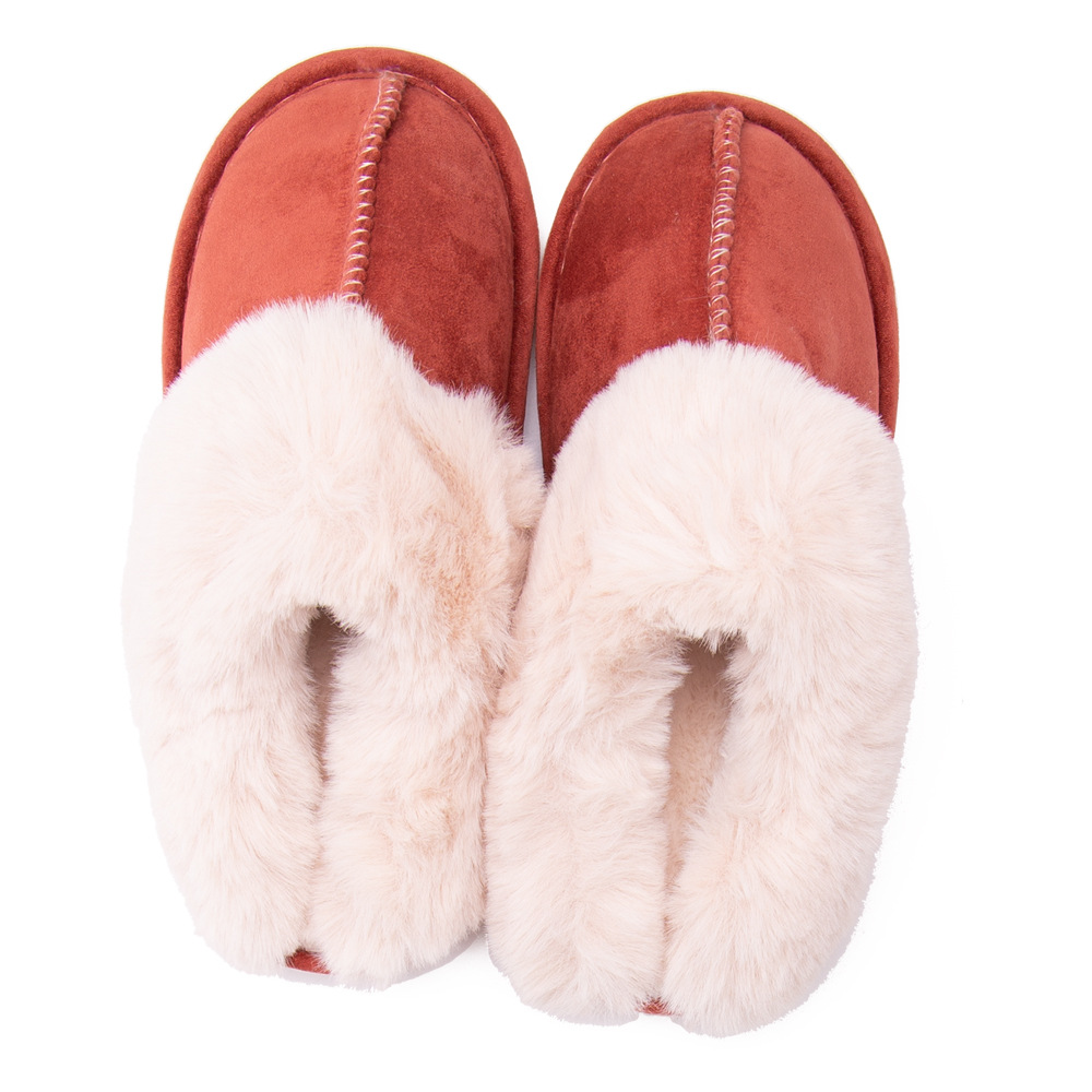 Title 15, Womens Furry Slippers Winter Warm Plush House ...