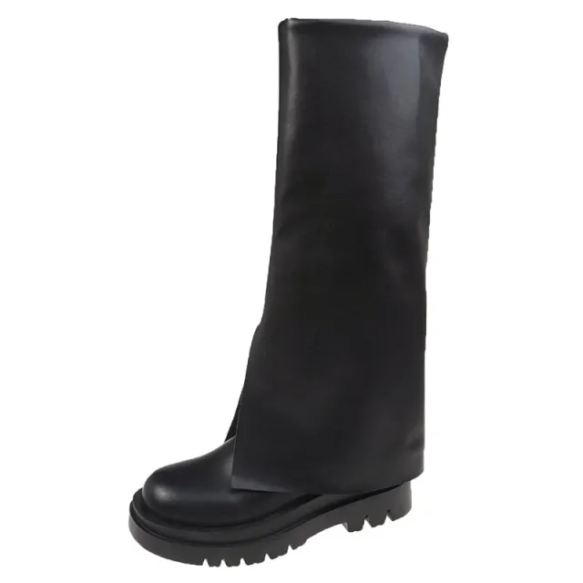 High top Fashion Boots Long Leather Boots Short Takato 36 - Shop at LoveMi