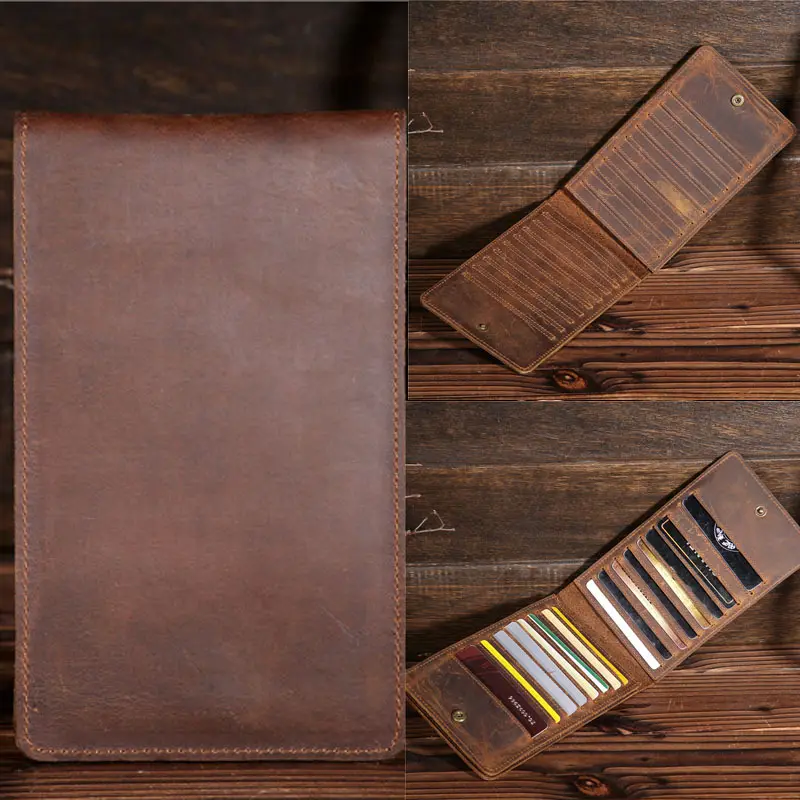 Men's Long Mobile Phone Bag Money Head