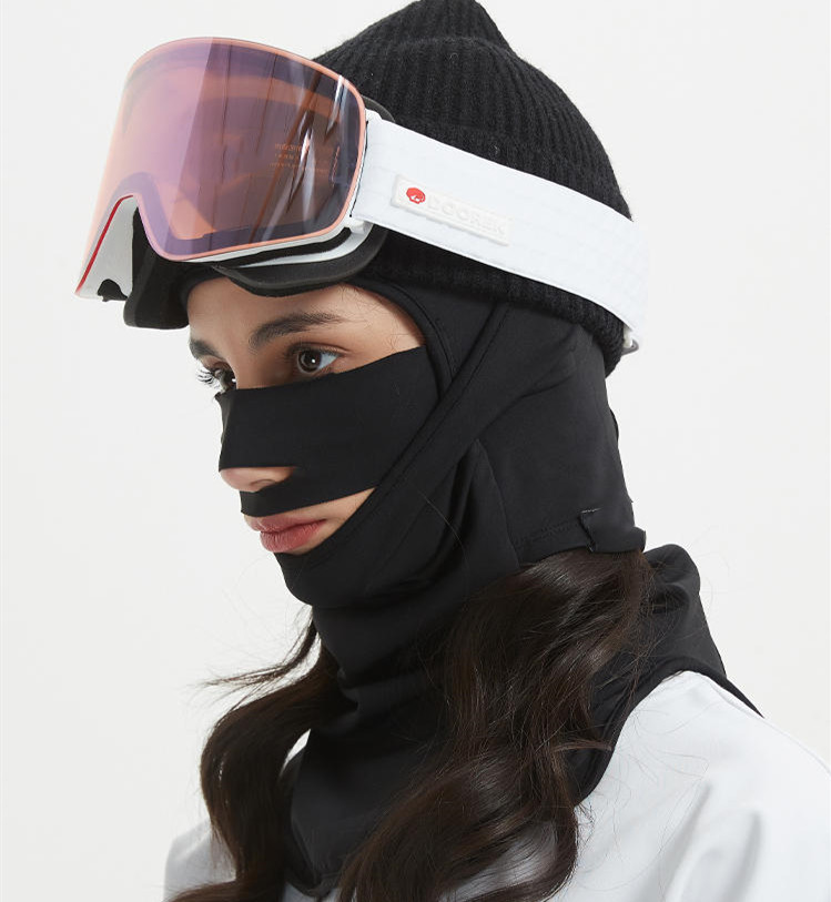 Quick-drying Ski Headgear V Face Sunscreen Windproof Warm Single Double Board Face Mask — foto 2