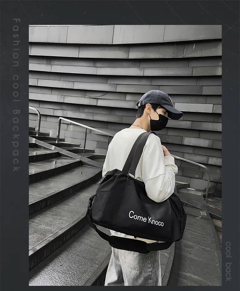 Gym Bag Men's And Women's Fashion Street Fashion Portable Shoulder Bag