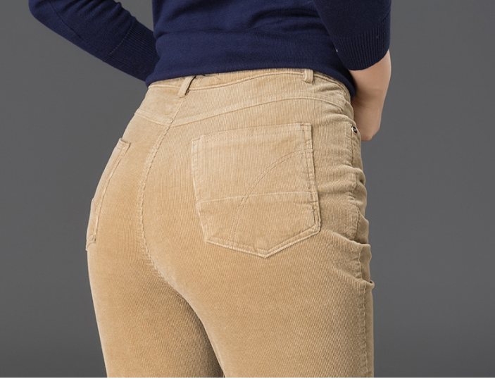 Title 2, Womens High Waist Casual Corduroy Pants provid...