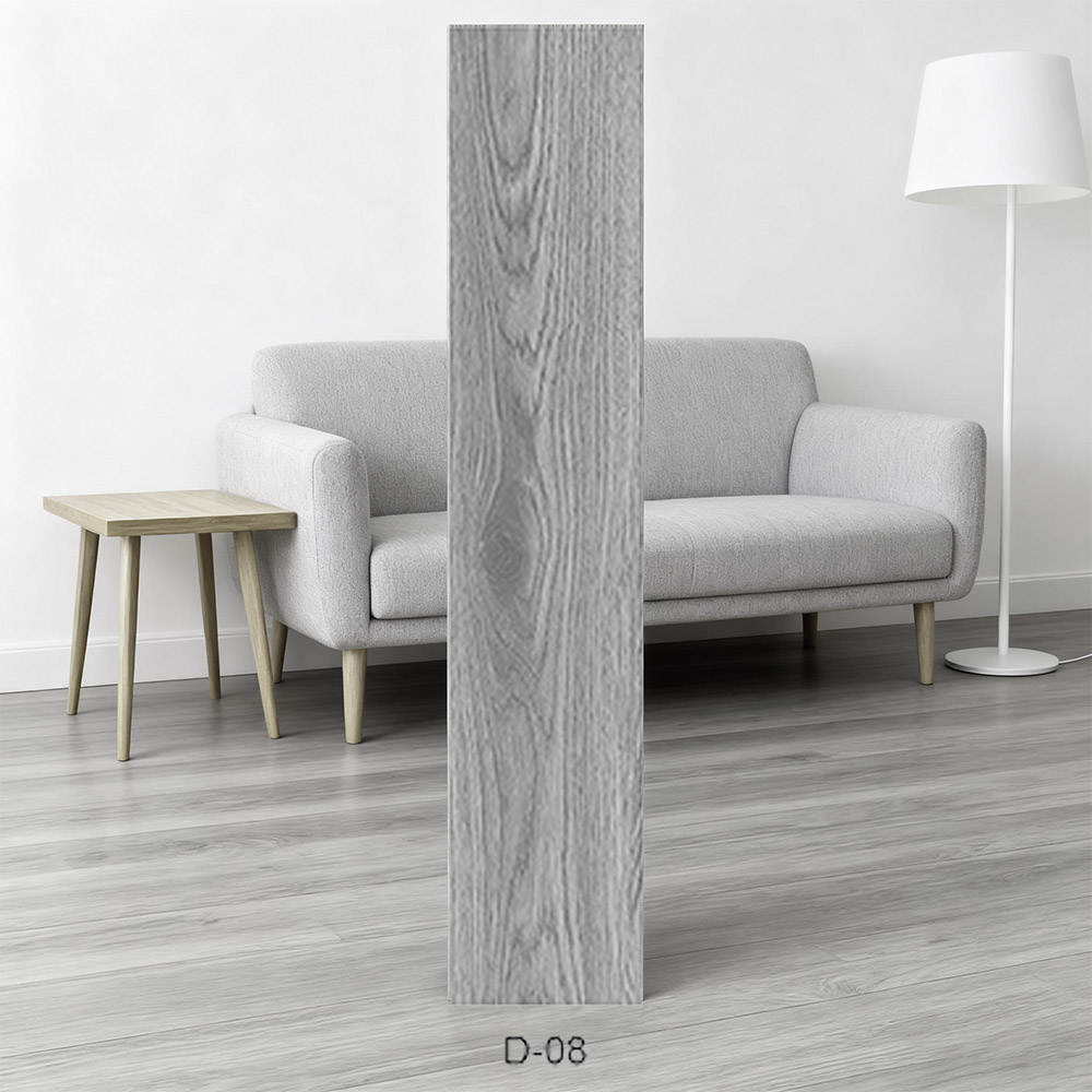 Grey-14PCS SPC Floor Tile , Floating, 4.0mm Natural Wood Grain Click Flooring — image 9