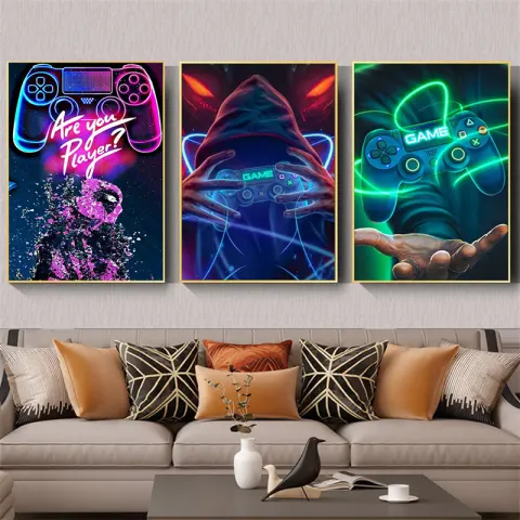 Fashion Home Bar Internet Cafe Wall Decoration Graffiti Art