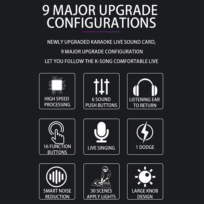 V8S Live External Sound Card Voice Changer With-Multiple UK — image 9
