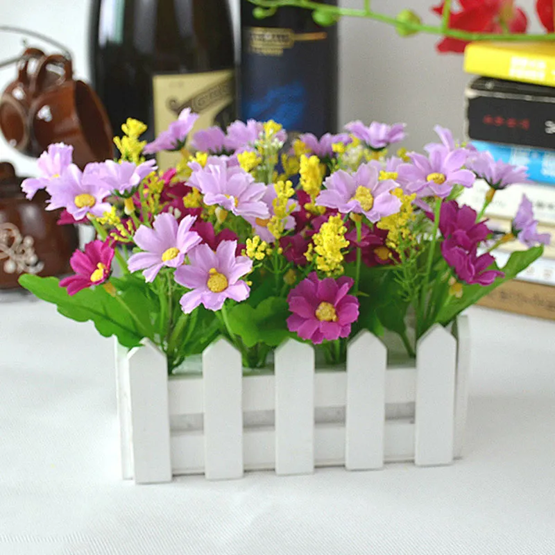 Porch Decoration Flowers And Green Plants Ornaments - Purple