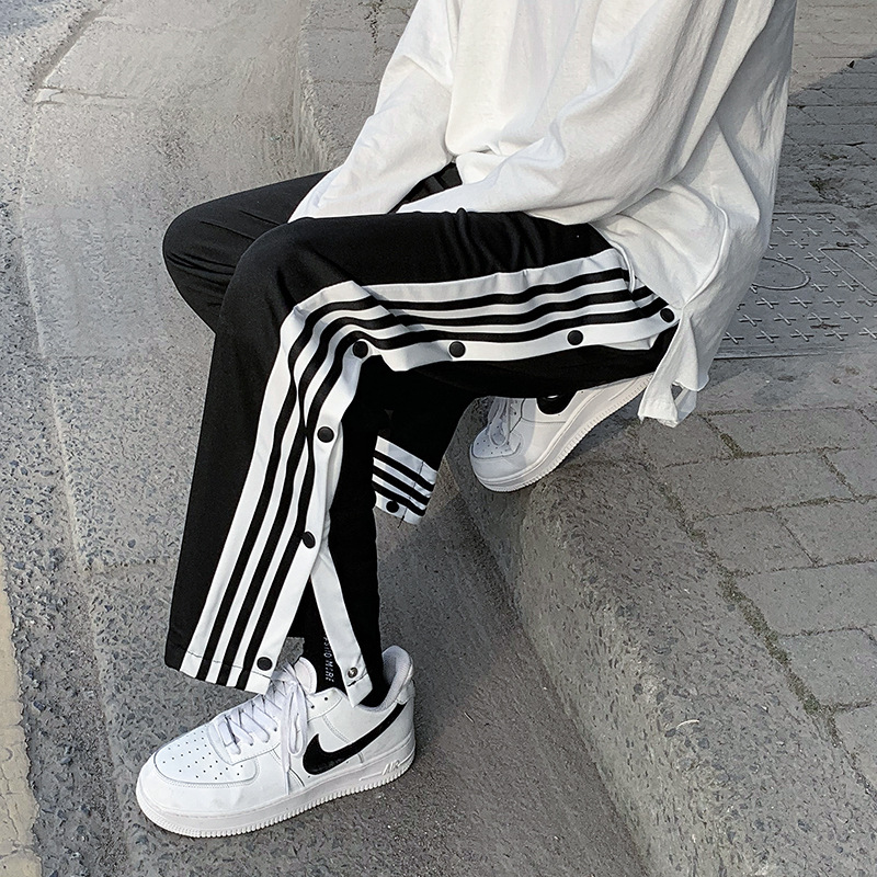 Button-up Men's Trendy Basketball Sports Pants