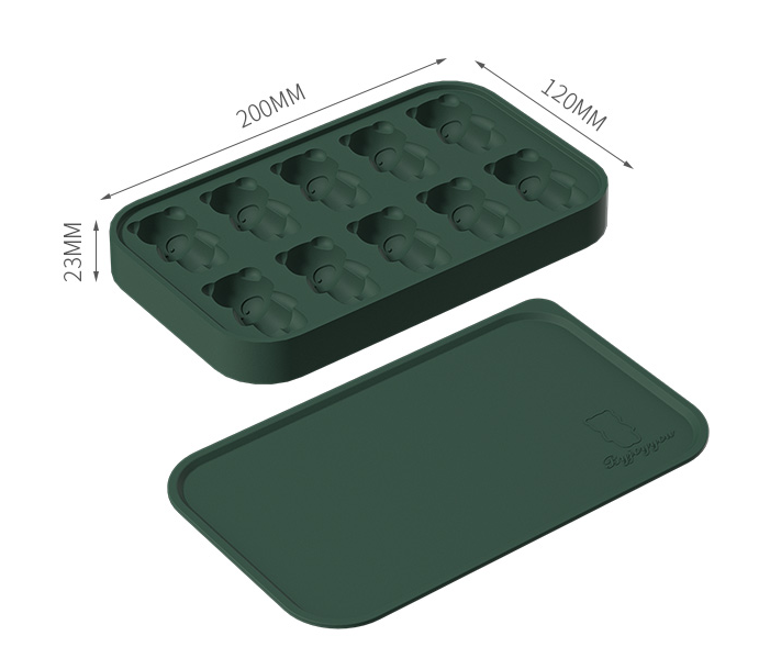 Title 1, Bear Ice Cube Food Grade Silicone Press Ice Cube