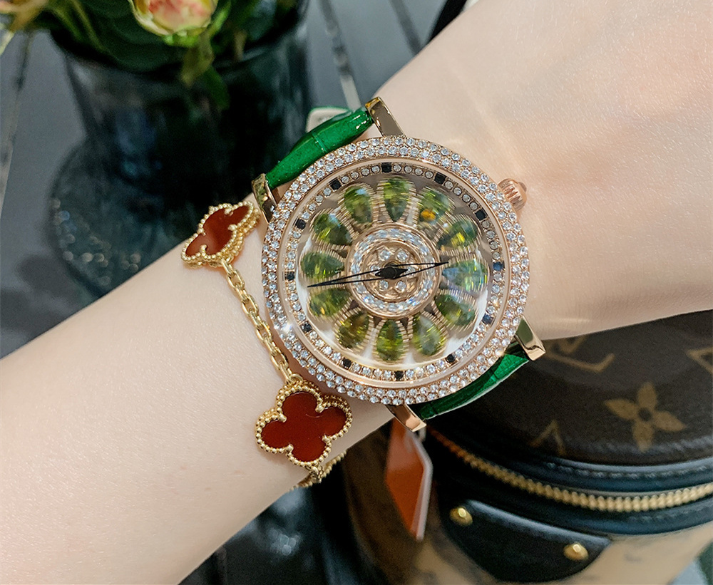 Women's Niche Diamond Luxury Rainbow Watch - Picture 3 of 9