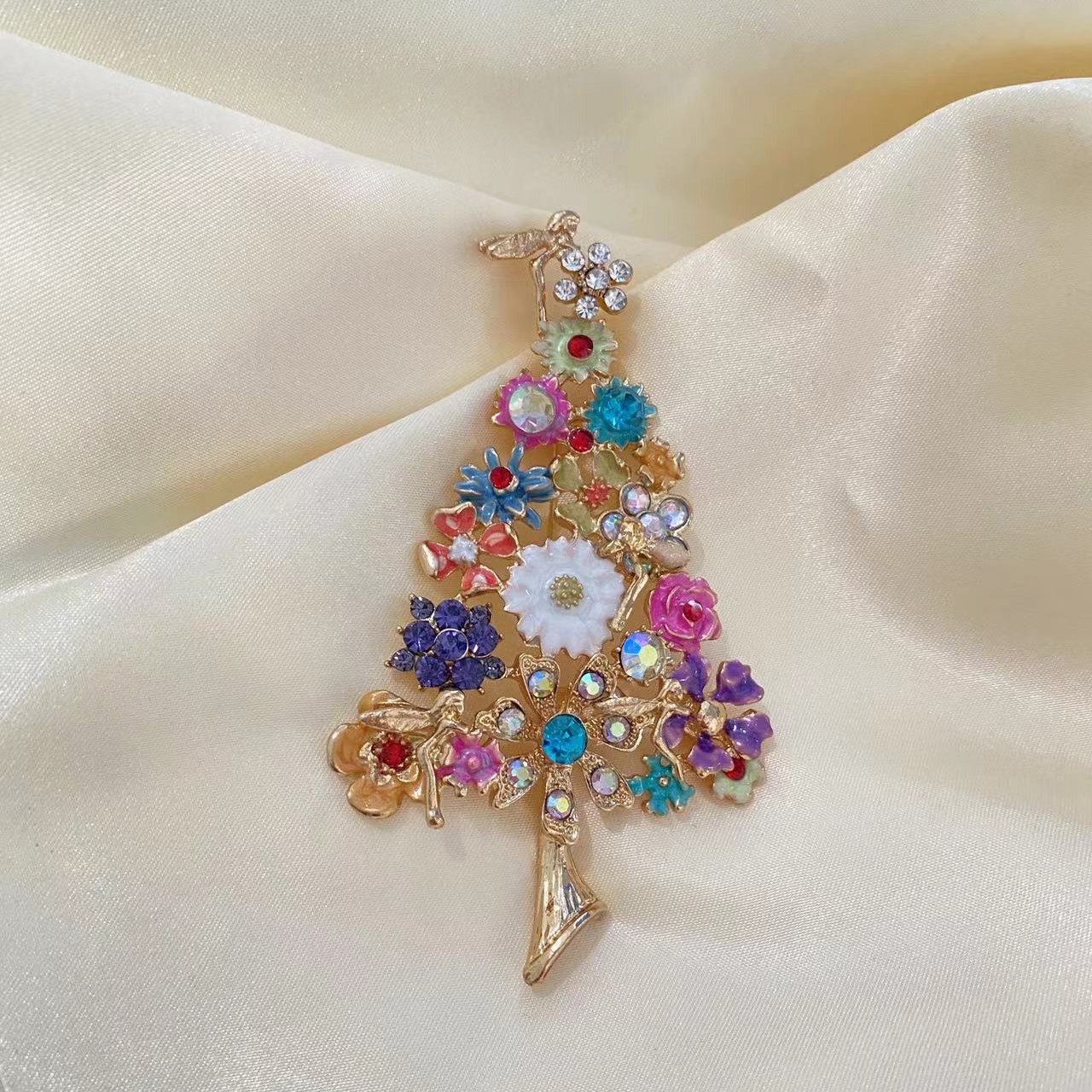 Retro Dream Crystal FARCENT Brooch - Image 4