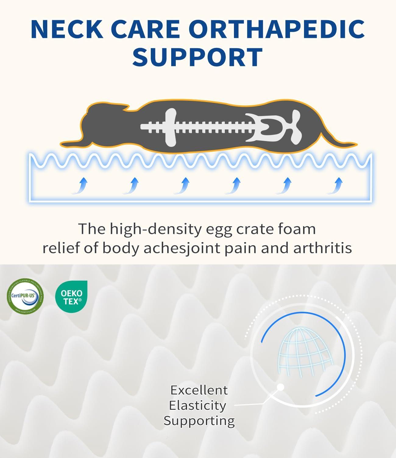 Large Dog Orthopedic Dog Sofa Supportive Foam Pet Mattress Washable And Removable Cover Egg Cell Foam Waterproof Lining Multiple Colors And Sizes Available