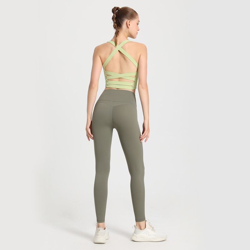 Title 6, Lycra Workout Kleidung hohe Taille Peach, für e...