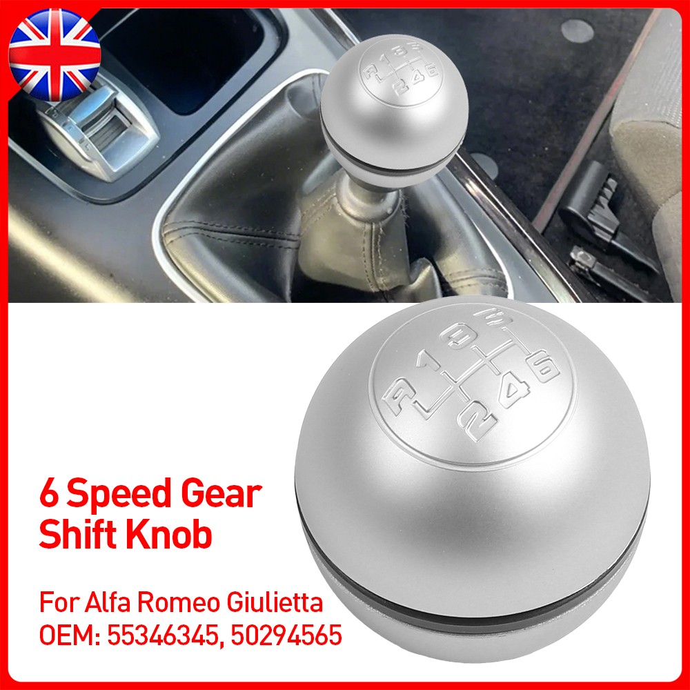 6 Speed Gear Stick Sh Ift Knob Lever 50294565 55346345 For A Lfa Romeo Giulietta — image 5