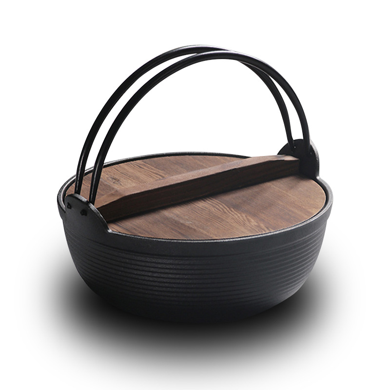 Title 1, Multifunctional Cast Iron Japanese Stew Pot