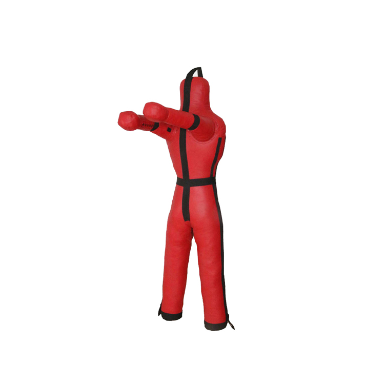 Red firefighting dummy