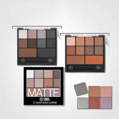 Eyeshadow Palette Pumpkin Smoky Makeup Nude