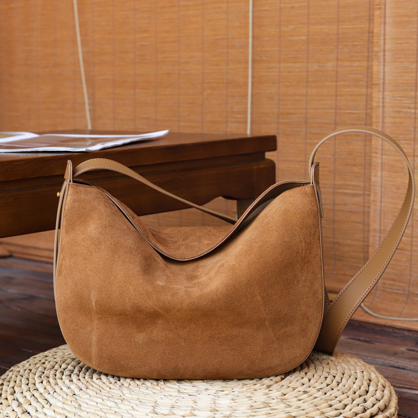 Retro Matte Genuine Leather Underarm Bag For Women, New Autumn-Winter Versatile Dumpling Bag, Casual Fashion Crossbody And Shoulder Bag 6