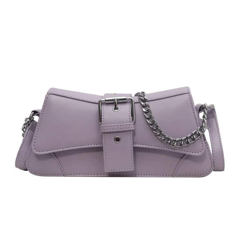 Women's Fashion One-shoulder Casual Messenger Bag - Purple