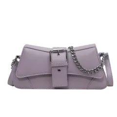 Women's Fashion One-shoulder Casual Messenger Bag - Purple - View 1
