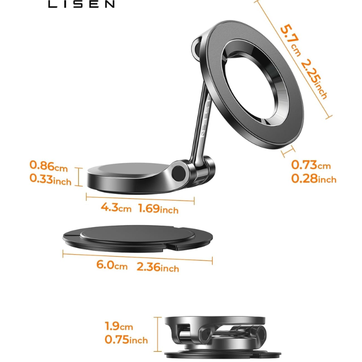 Car Mount For 18 Pro Max 24 Strong Magnets Classic Magnetic Phone Holder For Car Dashboard Magnet Phone Mount Car Cell Phone Holder For 17 16 15 14 13 12