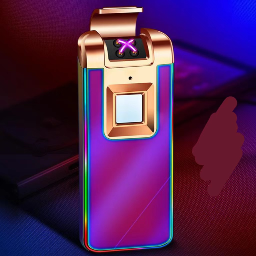 Title 1, Touch Sensing Dual Arc Charging Lighter Laser