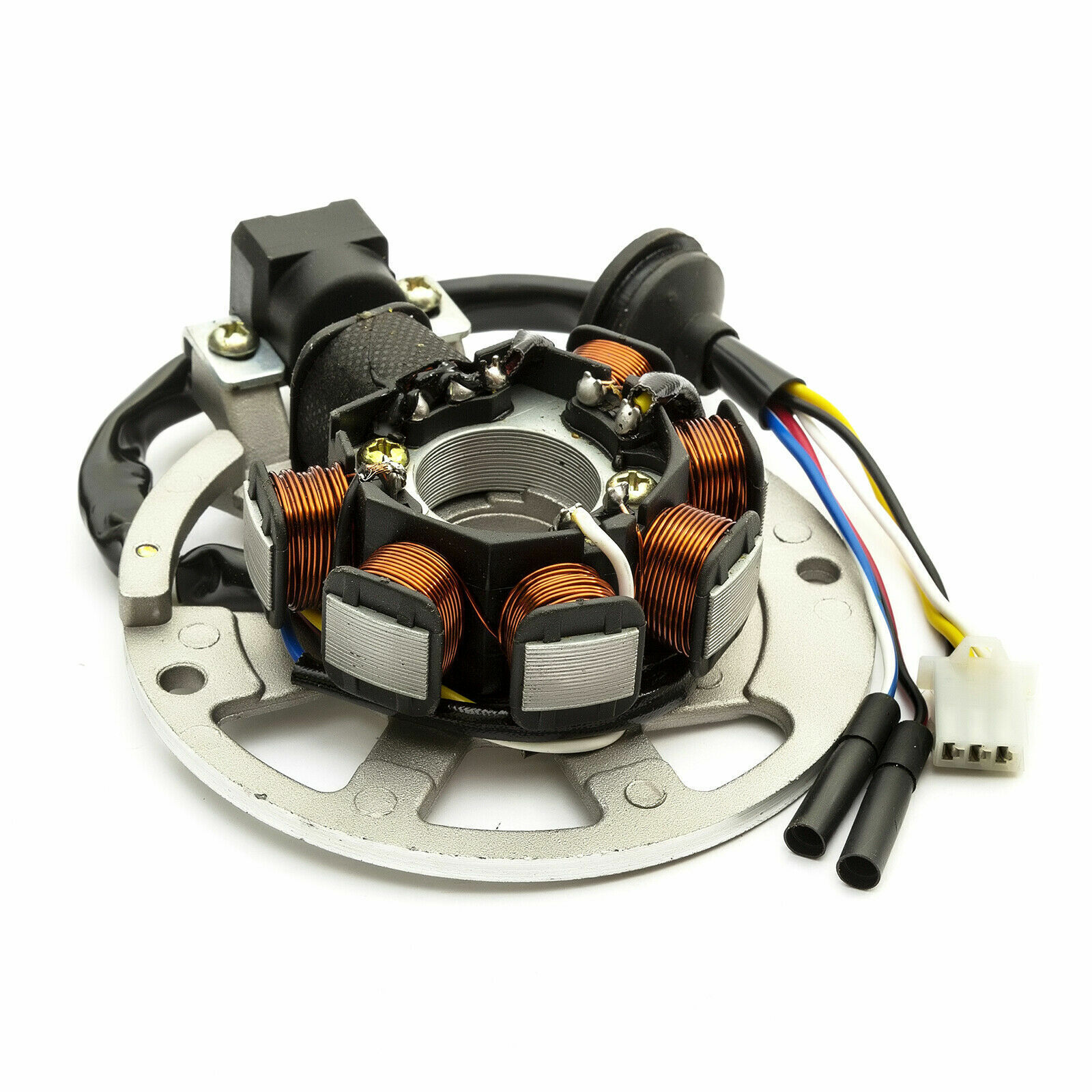 Stator Magneto Compatible With Apache 50cc 1 0 0cc Quad Bike ATV 2 Stroke Scooter