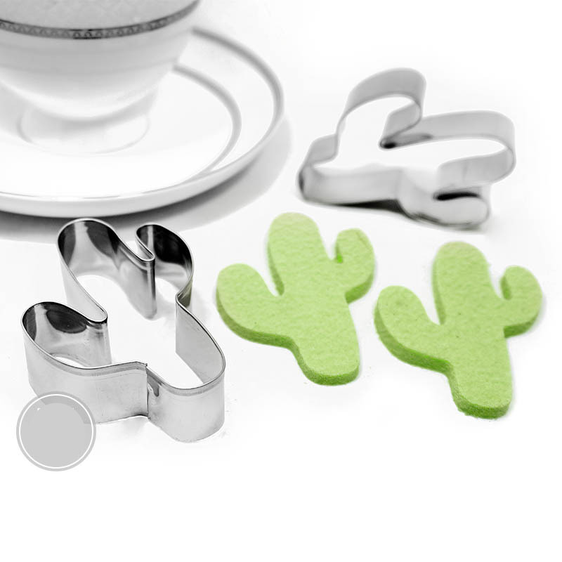 Cactus Shape Stainless Steel Baking Fondant Cake Mold