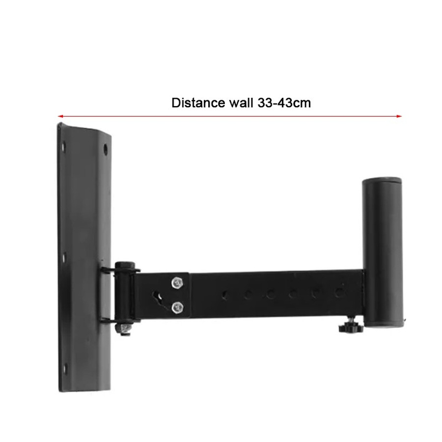 2PCS Speaker Wall Brackets Holder Mount Heavy Duty Adjustable Tilt Swivel — image 10