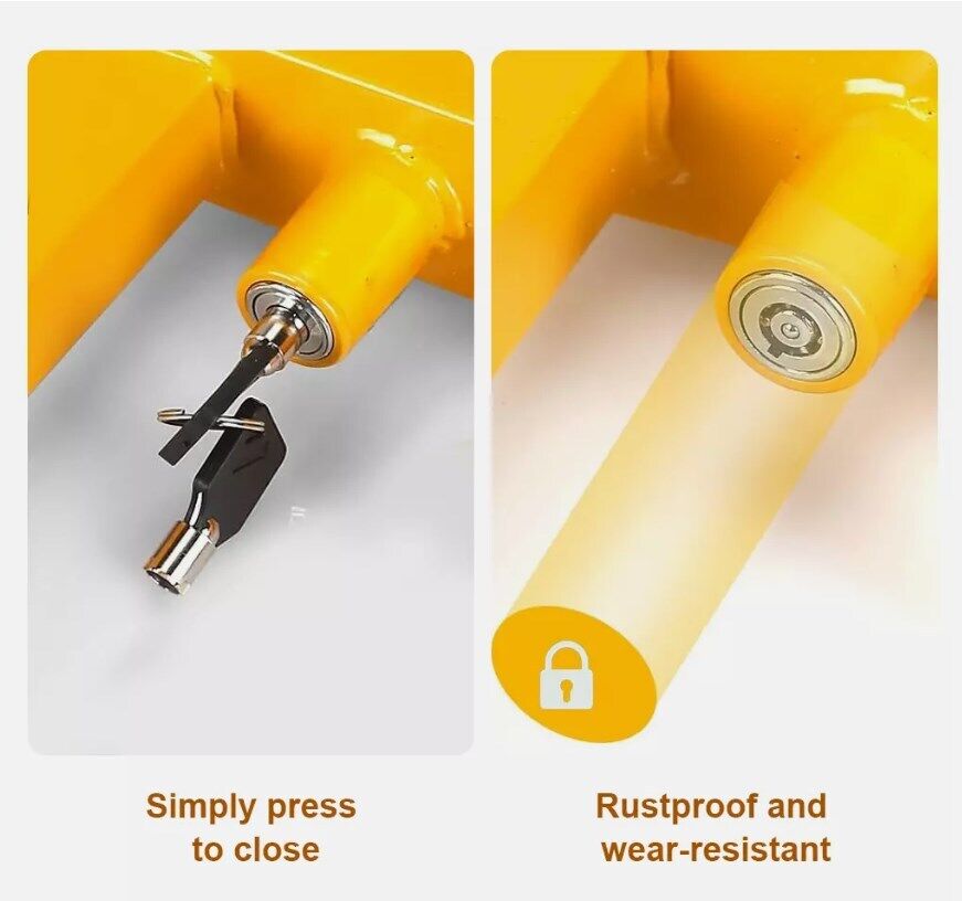 Heavy Duty Security Wheel Clamp Clamps Locks For Caravan Car Van Trailer Lock UK — image 12