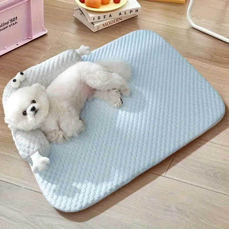 Refreshing Pet Bed With Big-eyed Monster Design